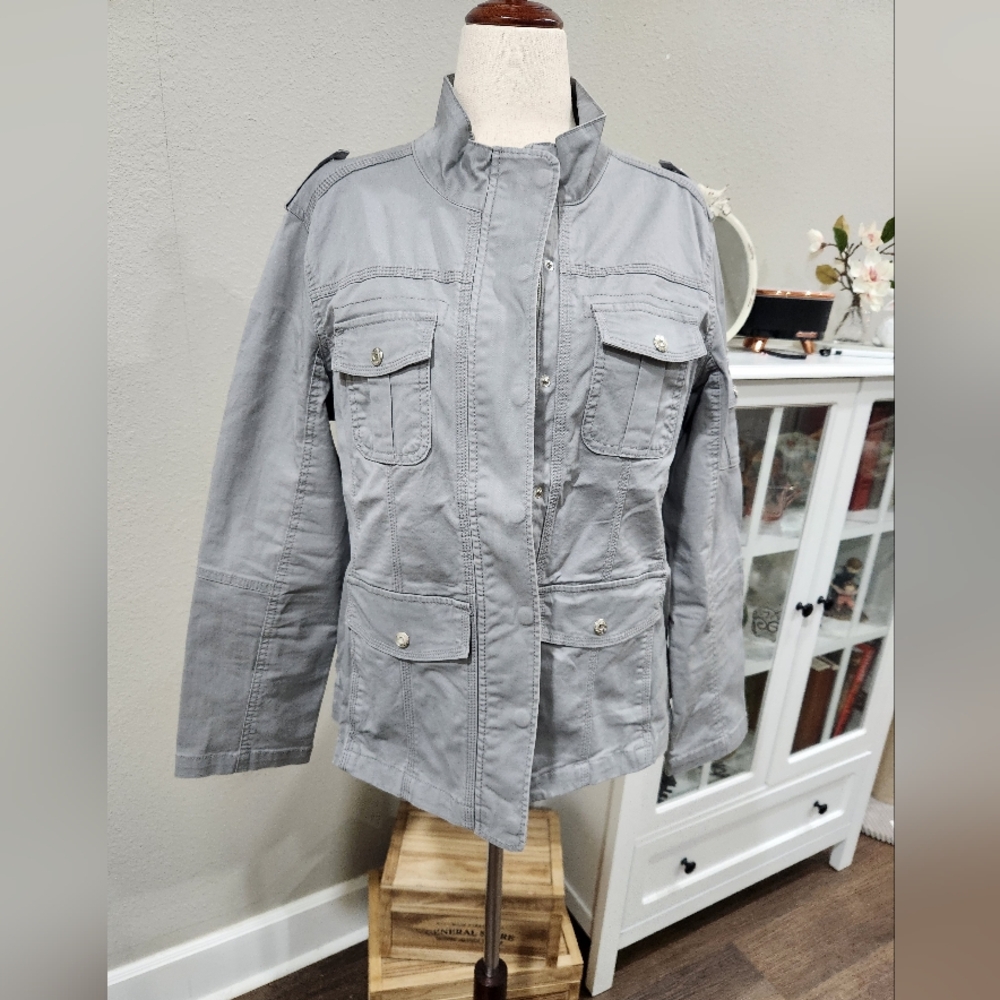 Grey Casual Jacket